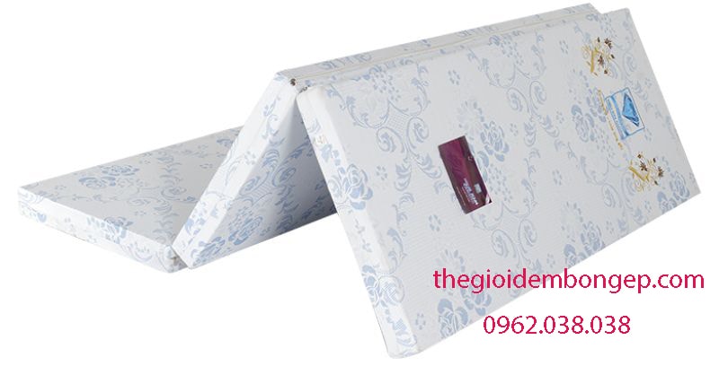 Nệm bông ép kim cương acness 160 x 200 x 10cm thiết kế gấp 3
